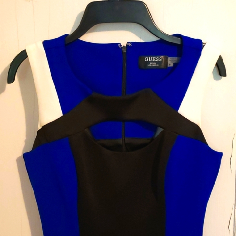 GUESS Colorblock Bodycon Dress - Picture 2 of 8